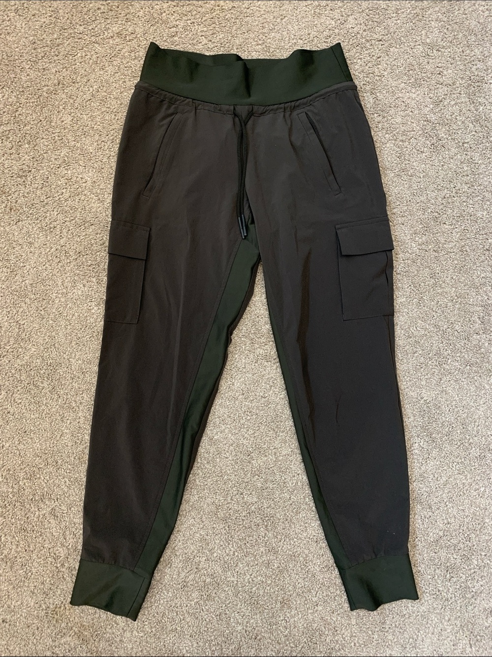 Women’s Dark Gray Cargo Jogger Pants